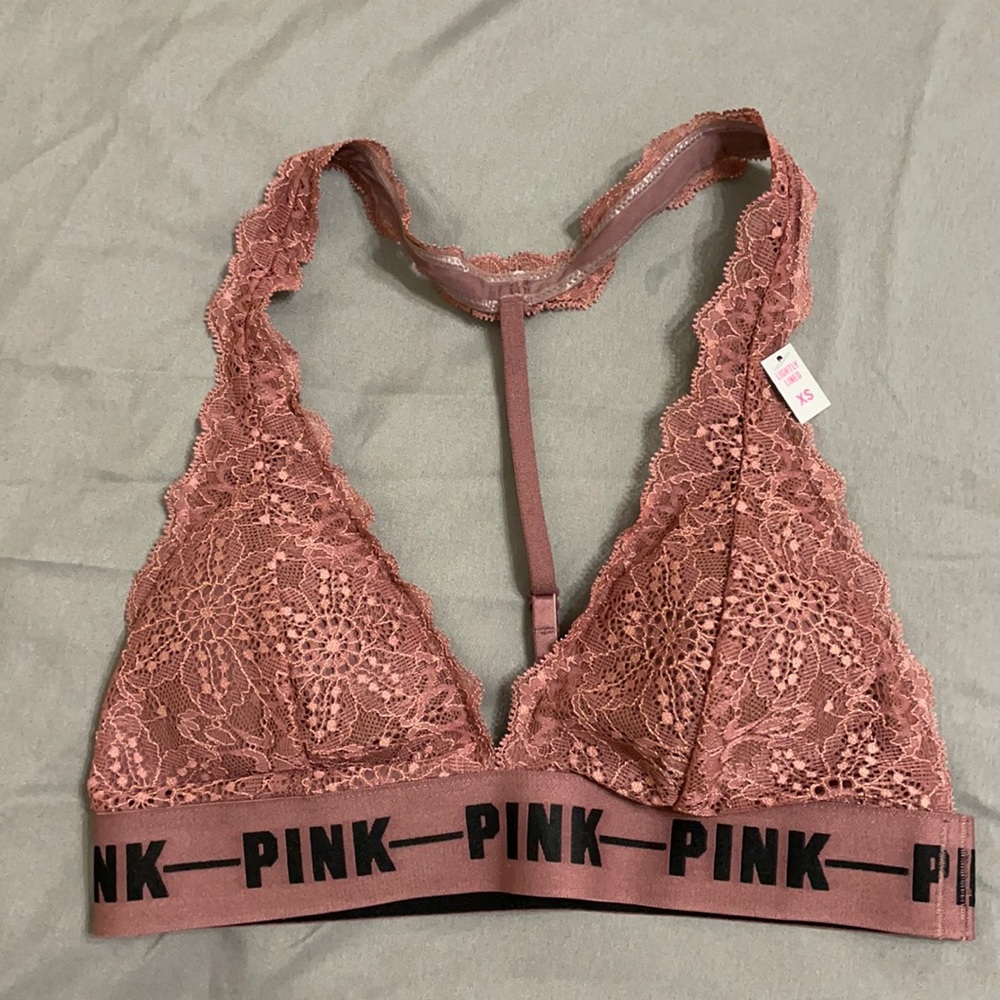 pink bralette